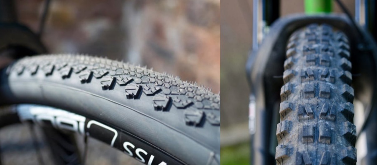 Neumáticos de bicicleta eléctrica de grava y MTB