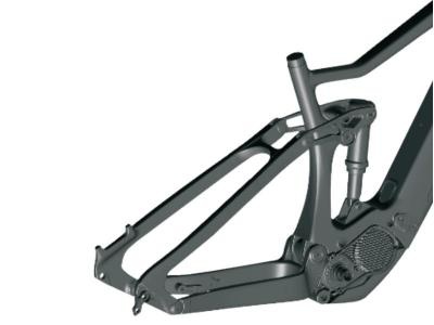 Full Suspension MTB E Bike Carbon Frame